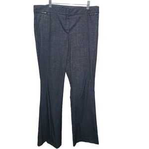 7th‎ Avenue Trouser Pants Women's Blue Career Business Casual Zipper Pockets